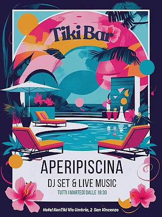 Aperitivo in piscina con dj e live music