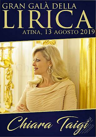 Chiara taigi – la regina dell'opera - gran gala lirico 2019 - atina