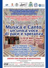 Tradizionale concerto dell' immacolata 2023 napoli