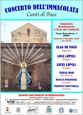 Tradizionale concerto dell' immacolata noi per napoli