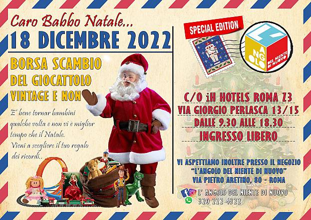 A natale arriva la mostra dello scambio del giocattolo vintage