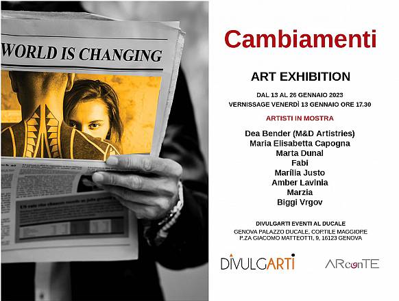 Mostra d’arte contemporanea “cambiamenti