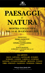Paesaggi e natura, mostra collettiva d'arte contemporanea