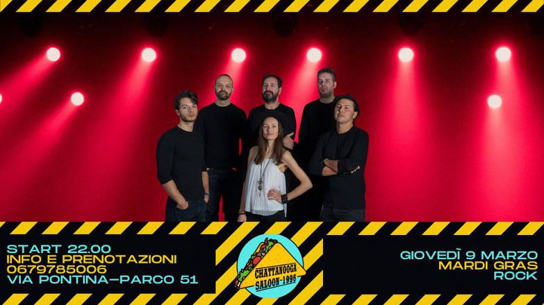 Mardi gras live al chattanooga saloon parco 51 di pomezia