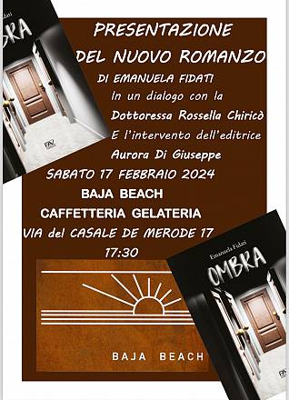 Presentazione del romanzoombra di emanuela fidati