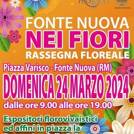 Fonte nuova nei fiori