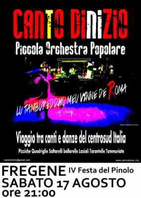 Iv festa del pinolo di fregene concerto piccola orchestra musica popolare cdi