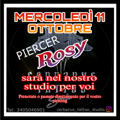 Cerbervs tattoo studio presenta: piercer rosy