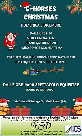 G-horses in christmas - il mercatino natalizio