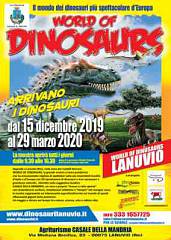 World of dinosaurs - la mostra itinerante piu' grande d'europa dal 15 dicembre a lanuvio