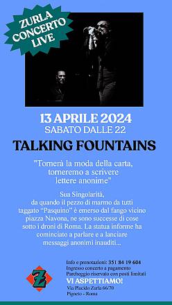 Talking fountains / fontane parlanti di roma