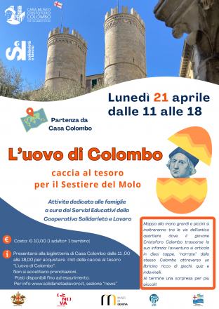 “l’uovo di colombo! caccia al tesoro dedicata alle famiglie alla scoperta del sestiere del molo