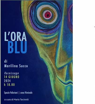L'ora blu, mostra personale di marilina succo