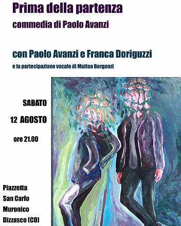 Prima della partenza. commedia di paolo avanzi