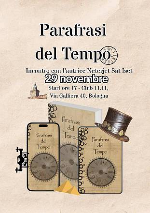 Presentazione libro parafrasi del tempo