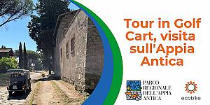 Tour in golf cart, visita sull'appia antica