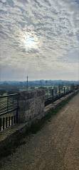 Camminata paesaggistica con calice di vino