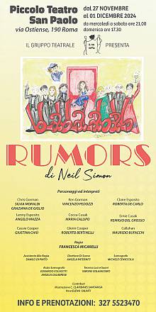 Rumors di  neil simon  traduzione di maria teresa petruzzi