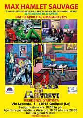 Alta borghesia e desideri erotici mostra personale di max hamlet sauvage ne la casa degli