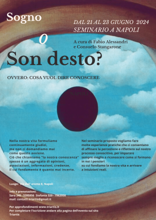Sogno o son desto? ovvero cosa vuol dire conoscere