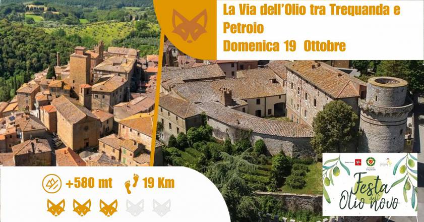 La via dell'olio tra trequanda e petroio