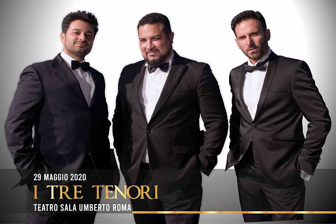 I tre tenori al teatro sala umberto