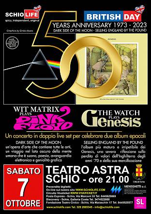Pink floyd  e genesis , concerto per il 50° di due album epocali