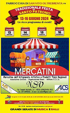 Mercatini della tradizionale festa del santo patrono