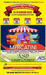 Mercatini della tradizionale festa del santo patrono