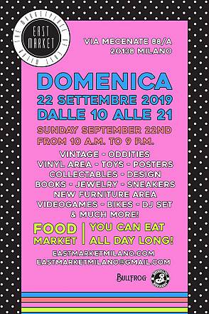 East market torna domenica 22 settembre