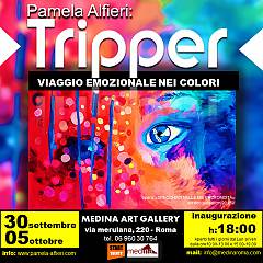 Tripper, viaggio emozionale nei colori di pamela alfieri