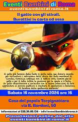Spettacolo teatrale per bambini il gatto con gli stivali