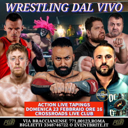 Pro wrestling roma action tv 23/02