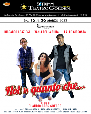 Arriva la commedia noi in quanto che... regia claudio greg gregori con riccardo graziosi, lallo circosta, vania della bidia