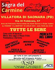 Mercatino della sagra del carmine - carmine rock