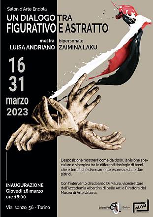 Un dialogo tra figurativo e astratto - mostra bipersonale