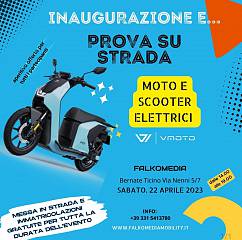 Inaugurazione + test ride moto e scooters elettrici v-moto soco