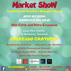 Market show , la piazza dei creativi e biologici a roma