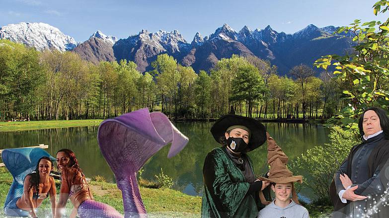 Festa fantasy al lago delle rose - lumi sul lago e notte in tenda (facoltativa)