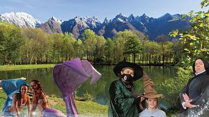 Festa fantasy al lago delle rose - lumi sul lago e notte in tenda (facoltativa)