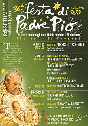 36° festa di padre pio