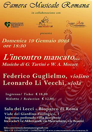 L' incontro mancato - g. tartini e w. a. mozart