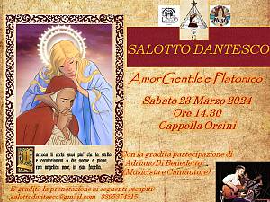 Salotto dantesco:amor gentile e platonico