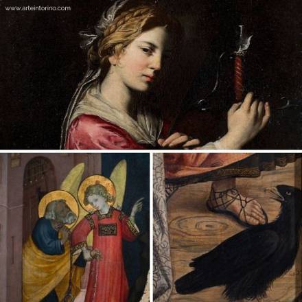 Palazzo madama. riconoscere i santi