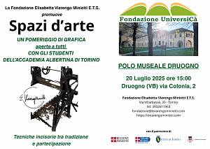 Spazi d'arte – workshop di grafica