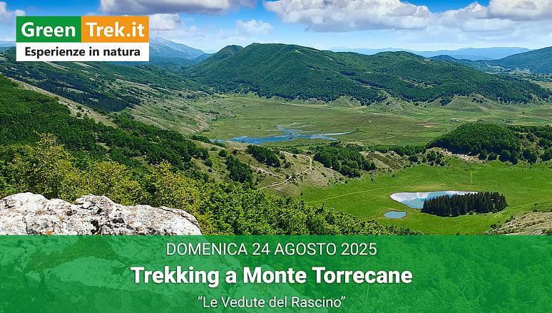 Trekking a monte torrecane - le vedute del rascino