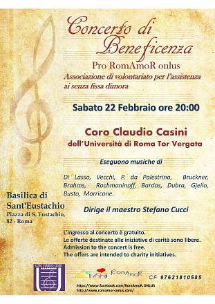 Concerto di beneficenza- coro claudio casini