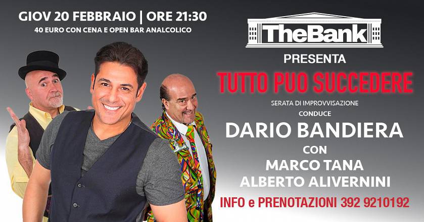 Tutto può succedere – una serata di improvvisazione tutta da ridere!