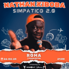 Stand up comedy show nathan kiboba al charleston club di roma il 26 aprile 2025