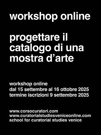 Progettare il catalogo di una mostra d’arte – workshop online